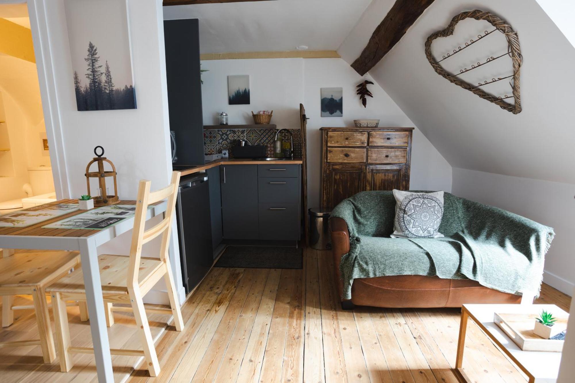 La Villa Au Petit Bonheur Honfleur Oda fotoğraf